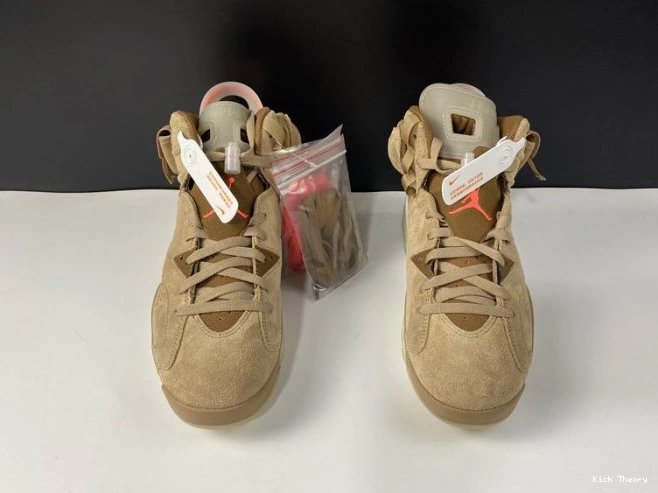 Kicktheory Khaki Retro DH0690-200 Air Travis Jordan 6 Scott British 0713